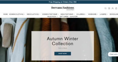 Dervans Fashions Loughrea launch new website
