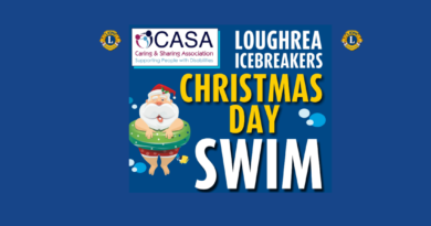 CASA Loughrea welcome return of Loughrea Icebreakers Christmas Day Swim