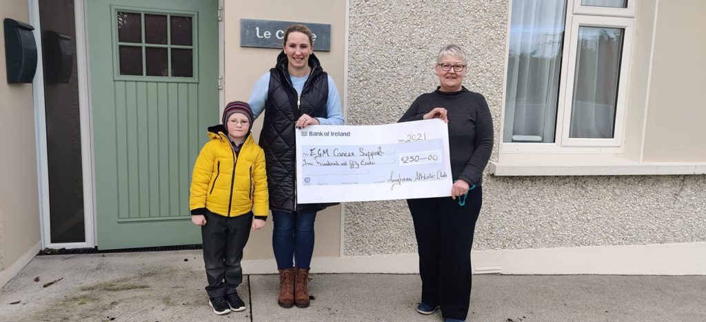 Loughrea Athletic Club support East Galway & Midlands Cancer Support