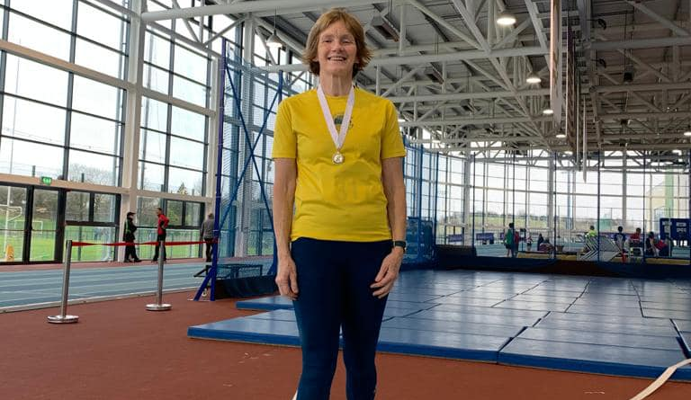 Gold medal for Loughrea’s Mary Barrett at National Masters Indoor Championships