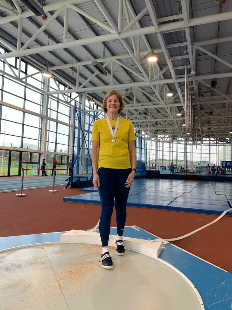 Gold medal for Loughrea’s Mary Barrett at National Masters Indoor Championships