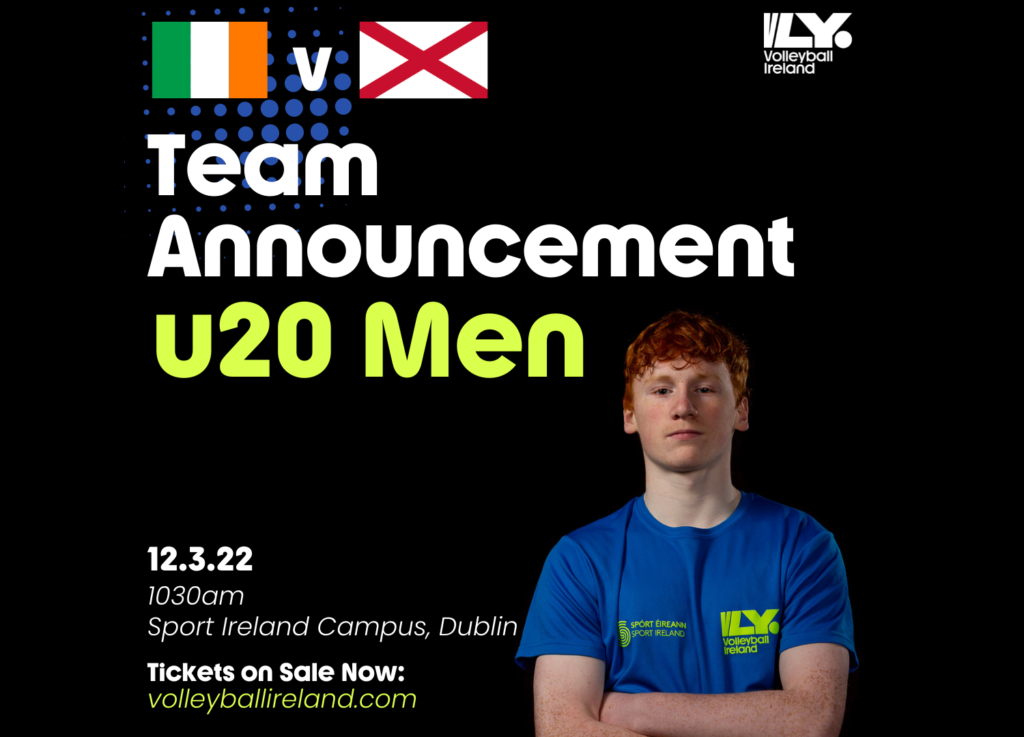 Loughrea's Ciagan Davoren captains Irish Volleyball team in the upcoming U20 International