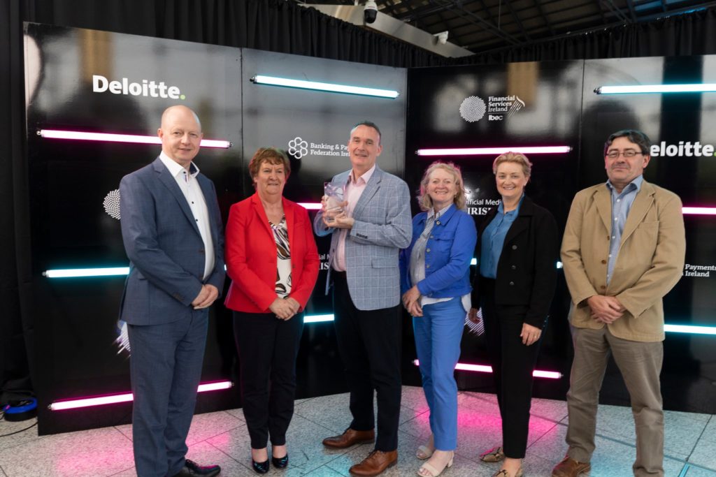 Naomh Breandan Credit Union Loughrea Winner of Deloitte Financial Services Innovation Awards 2022 in the Social or Sustainable Category