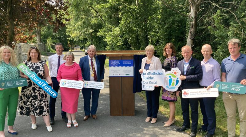 Minister Heather Humphrey opens upgraded The Walks Loughrea Project