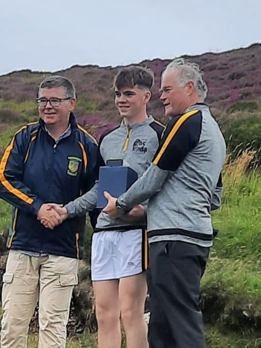 Killian Fallon Loughrea third in the U16 2022's GAA All Ireland Hurling Poc Fada Final