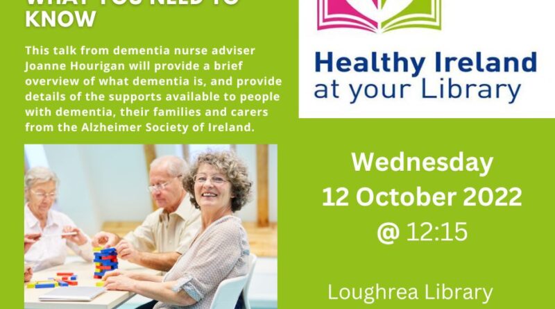 Loughrea Library dementia talk