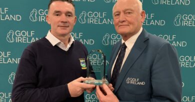 Adrian Callanan Connacht Regional Winner of the Inaugural Golf Ireland Club Volunteer of the Year Awards