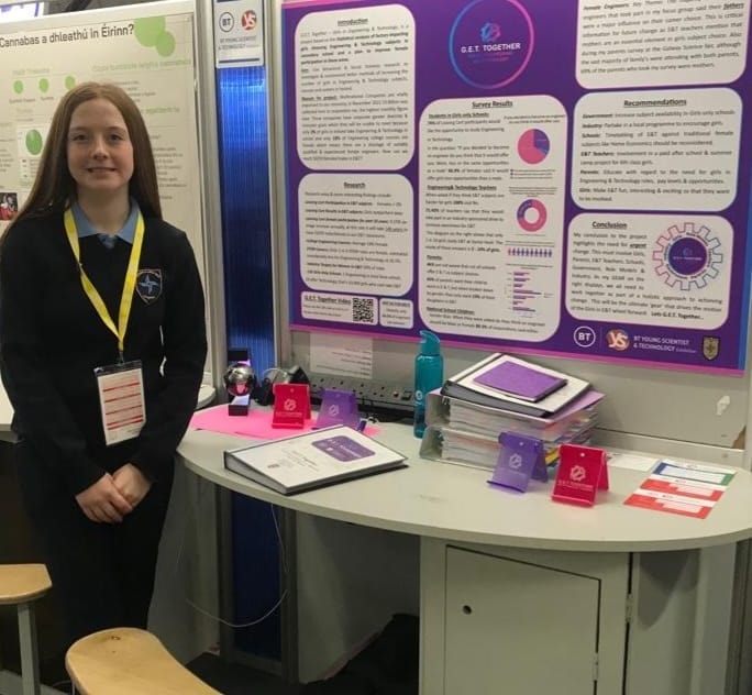 Loughrea's Ava Conerney double award winner at 59th BT Young Scientist & Technology Exhibition