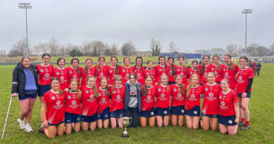 St. Raphael’s College Loughrea Connacht Junior B Camogie Champions