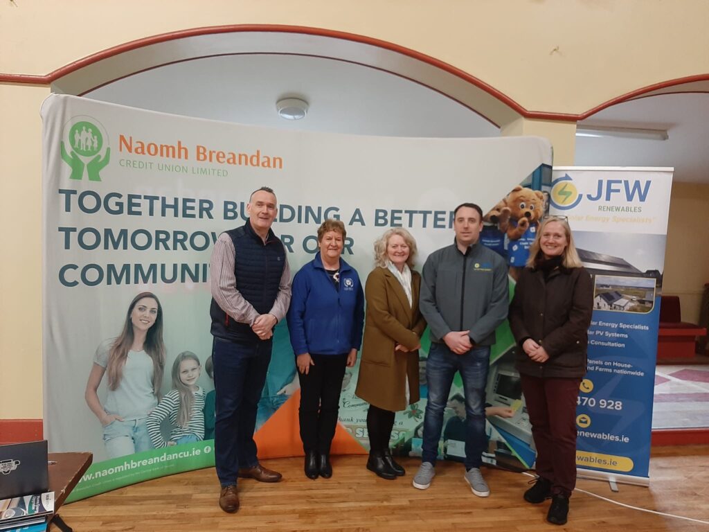 First Naomh Breandain CU and Sustainable Energy West SEAI Home Energy Grants and Solar PV Information Event
