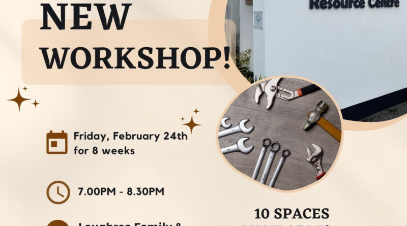 8 week DIY Workshop at at Loughrea Family and Community Resource Centre