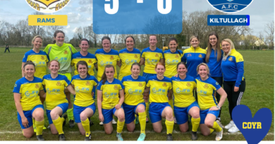 Loughrea Rams FC senior ladies confident win over Kiltullagh