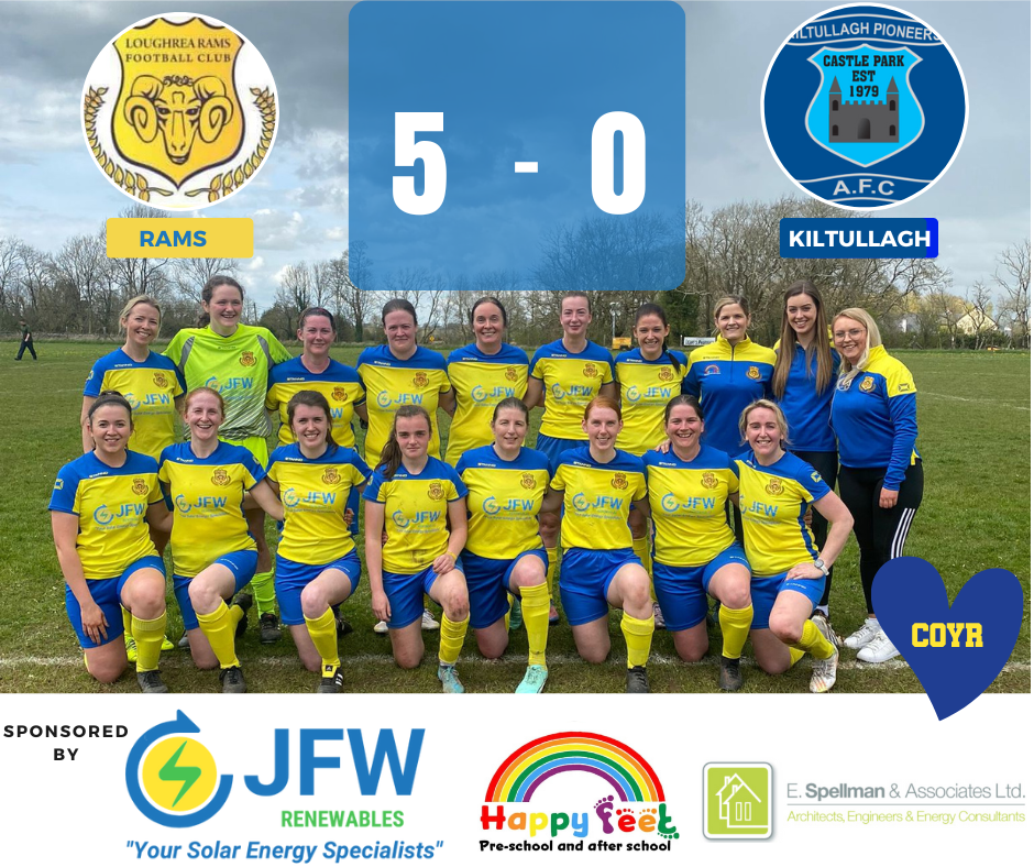 Loughrea Rams FC senior ladies confident win over Kiltullagh