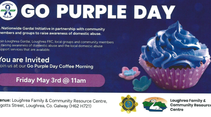 Go Purple Day Coffee Morning Loughrea