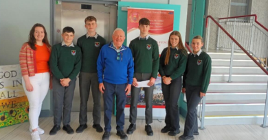 St. Raphael's College TY Students Support Saint Vincent DePaul Loughrea