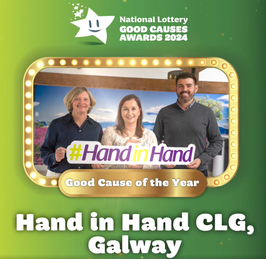 Loughrea based Hand in Hand Charity Celebrates Double Victory at National Lottery Good Causes Awards