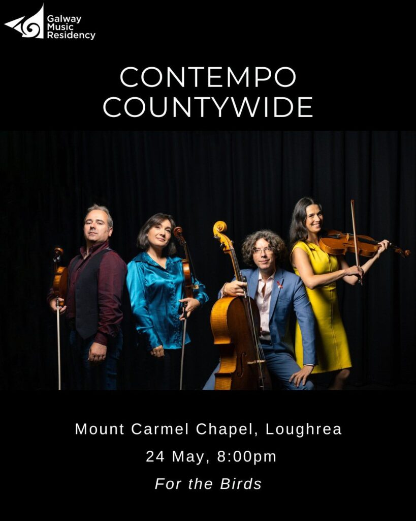 ConTempo Quartet to perform at Mount Carmel Chapel Loughrea