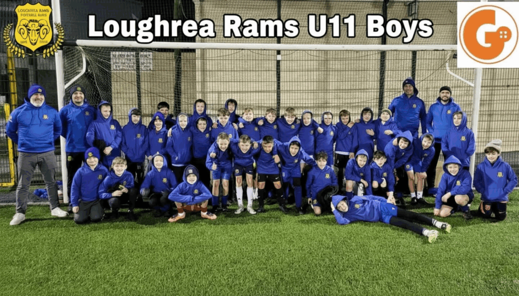 Loughrea Rams FC Celebrate New Hoodie Sponsorship
