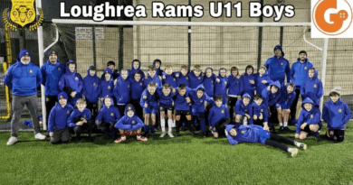 Loughrea Rams FC Celebrate New Hoodie Sponsorship