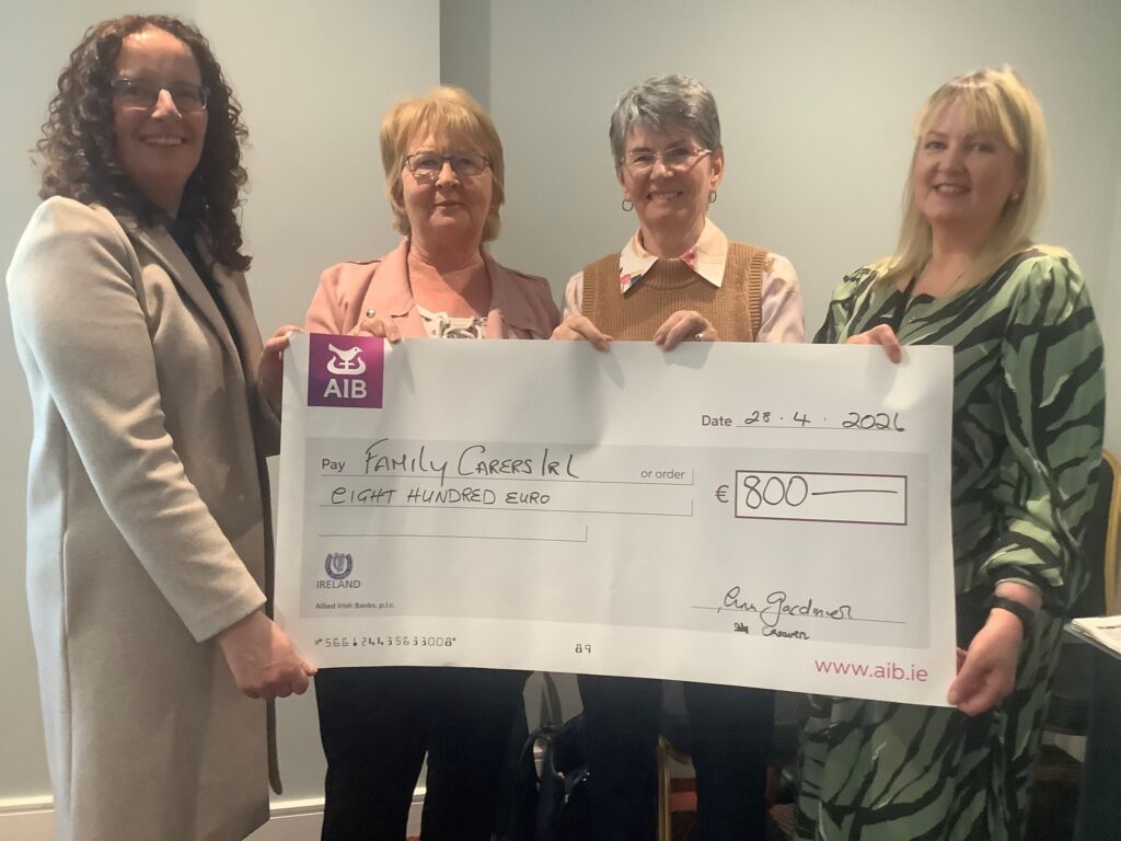 Loughrea Bridge Club Donates to Family Carers Ireland
