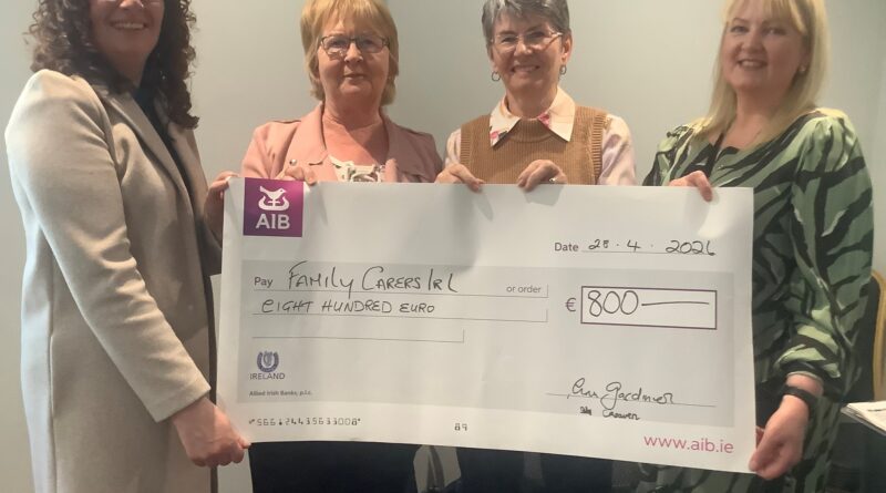 Loughrea Bridge Club Donates to Family Carers Ireland