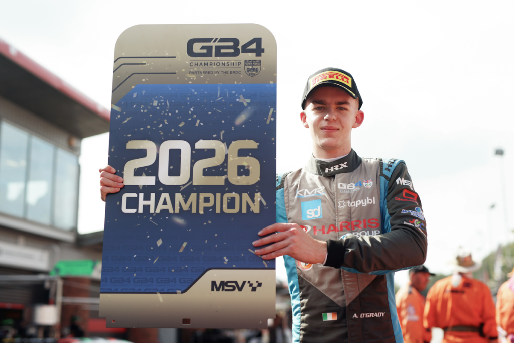 Loughrea' teen's Alex O'Grady crowned 2026 British GB4 Champion